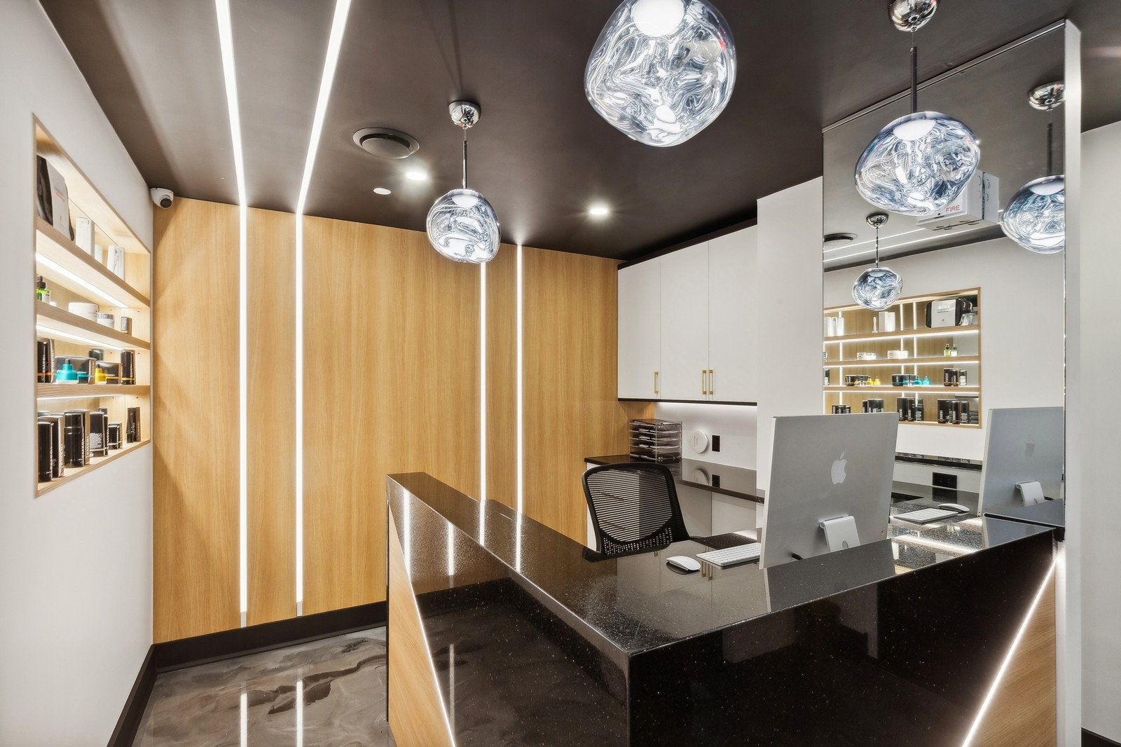 Medical office interior renovation view 02 at Emer Med by Essential Remodeling