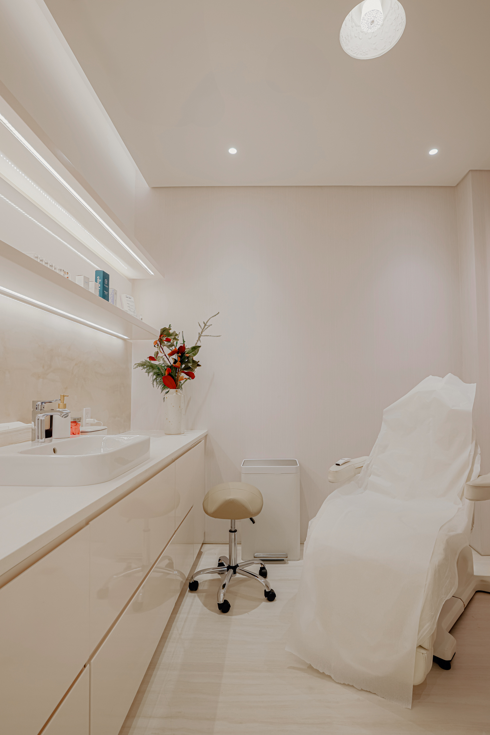 Medical spa interior renovation view 04 at SKINNEY Medspa by Essential Remodeling