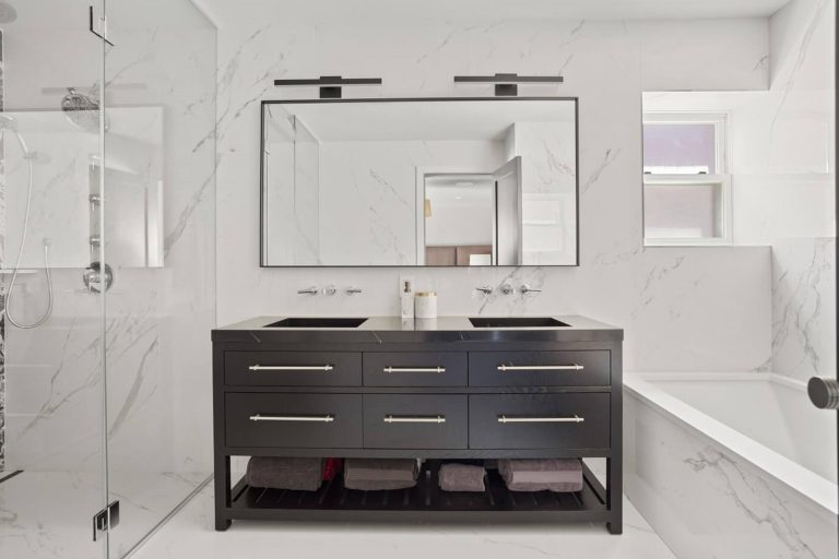 Bathroom renovation at Tribeca Bathrooms by Essential Remodeling